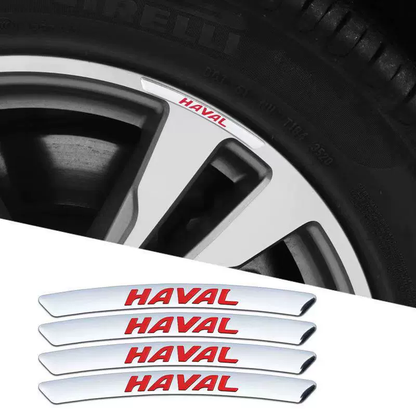 Gorąca wyprzedaż ✨50% zniżki ✨Naklejka 3D na felgę metalową z motywem osobowości (4 szt.)