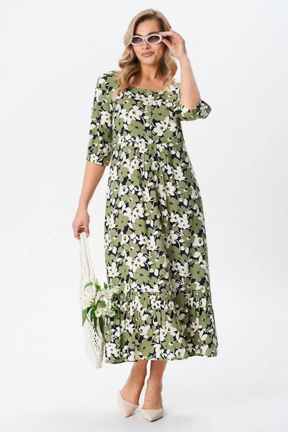 [S-5XL] Luźna bawełniana sukienka w dużym rozmiarze | Wygodna, przewiewna, idealna na lato