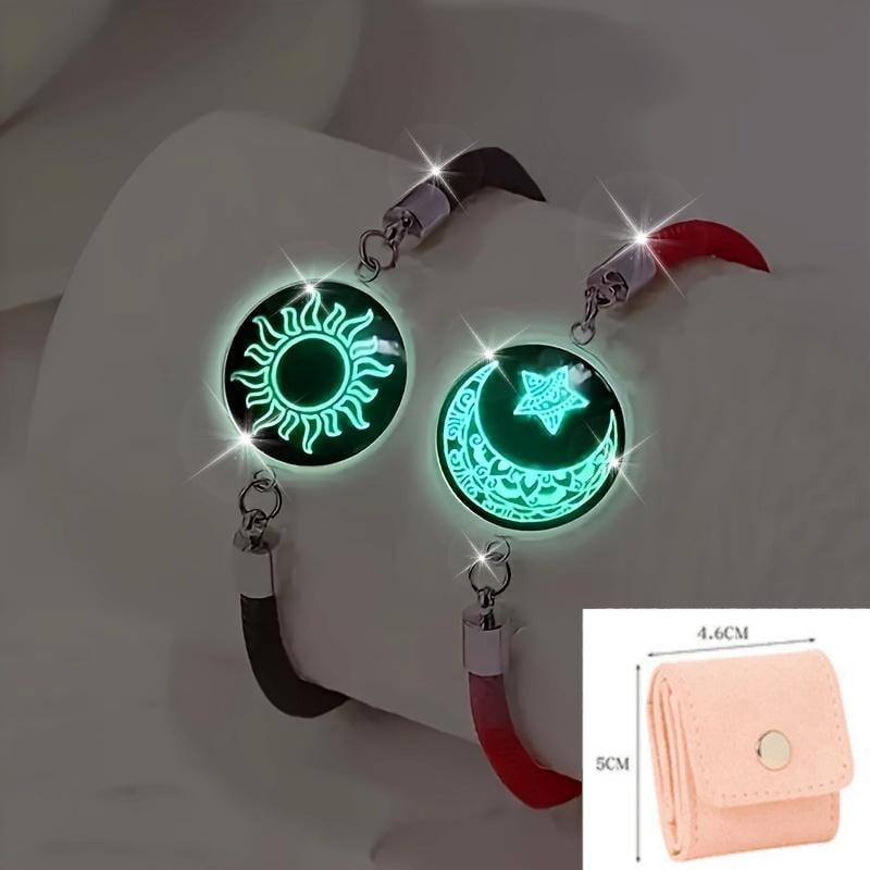 Słońce i Księżyc – Jedna Dusza. 💞 Bransoletki Dla Par, Które Łączą Pomimo Odległości.