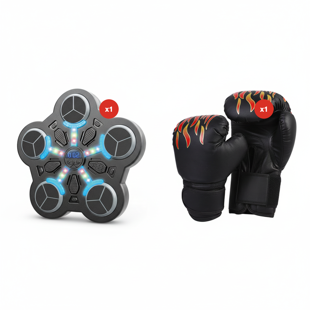 🥊🎶 Trener boksu z muzyką Bluetooth dla dzieci – ciesz się zabawą i ćwiczeniami w domu 🔥✨