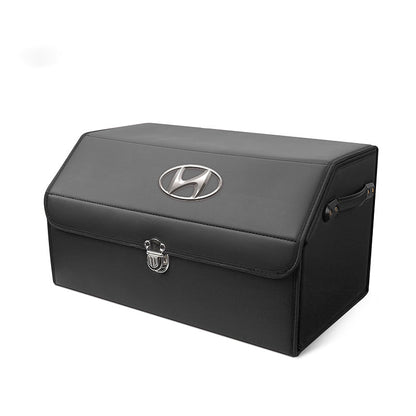 Skórzany schowek do bagażnika samochodowego