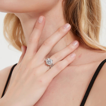 💖(OSTATNI DZIEŃ WYPRZEDAŻY - 80% ZNIŻKI) Pierścionek z diamentem Magnetology Moissanite DIYSTARTM 💍