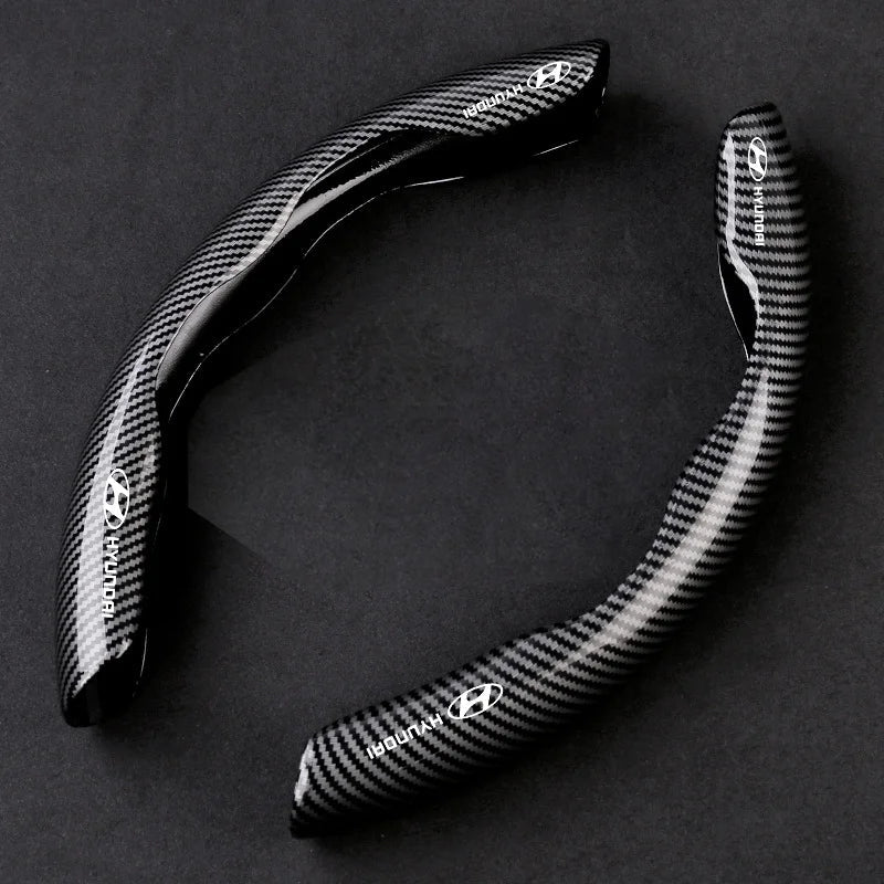 🔥Nowy uniwersalny pokrowiec na kierownicę z włókna węglowego (2 szt.)❗Pasuje do wszystkich modeli