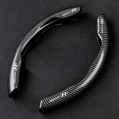 🔥Nowy uniwersalny pokrowiec na kierownicę z włókna węglowego (2 szt.)❗Pasuje do wszystkich modeli