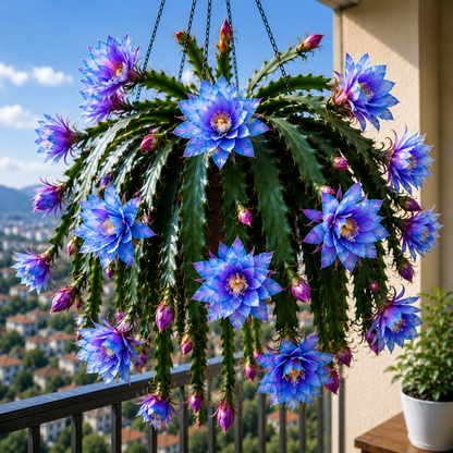💫 Rzadki kaktus storczykowy Epiphyllum 🌸 Rzadki kwiat, który każdy chce podziwiać