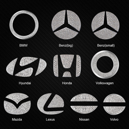 Naklejka kryształowa na kierownicę