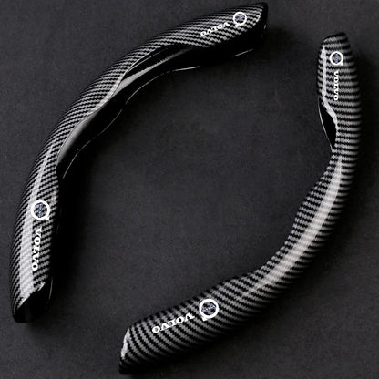 🔥Nowy uniwersalny pokrowiec na kierownicę z włókna węglowego (2 szt.)❗Pasuje do wszystkich modeli