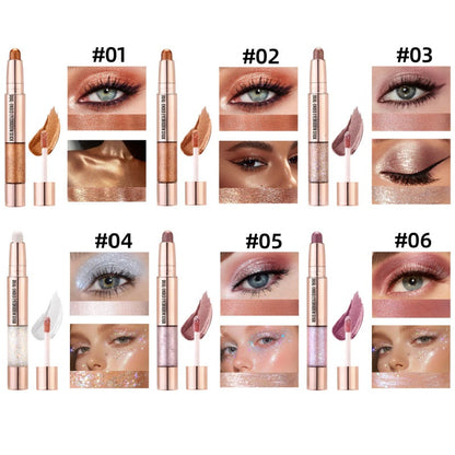 Kremowy podwójny ołówek do cieni do powiek