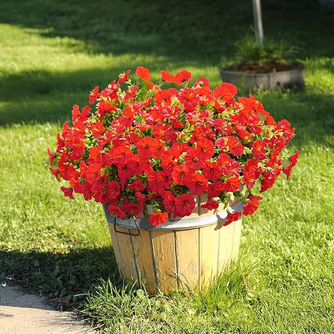 💥Ulepszony materiał najwyższej jakości🌸Powój odporny na promieniowanie UV i nieblaknący (bez doniczki)