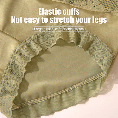 【🌷Kup 1 i otrzymaj 2 gratis】Seksowne bezszwowe majtki z jedwabiu podnoszące biodra z kontrolą brzucha