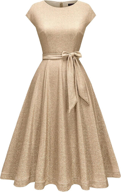 Sukienki koktajlowe DRESSTELLS dla kobiet, formalne suknie ślubne, skromne suknie balowe na przyjęcie w kościele w 2025 roku