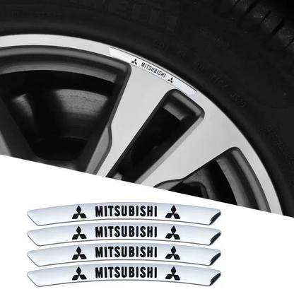 Gorąca wyprzedaż ✨50% zniżki ✨Naklejka 3D na felgę metalową z motywem osobowości (4 szt.)