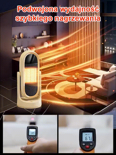 Cichy i ekonomiczny grzejnik do natychmiastowego ogrzania całego mieszkania