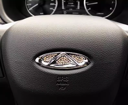 Naklejka kryształowa na kierownicę