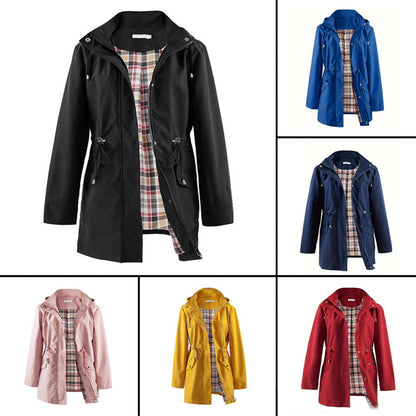 🧥50% zniżki🌧️💧 Prosta, wodoodporna i wiatroszczelna kurtka, wiatroszczelna kurtka z kapturem🍃