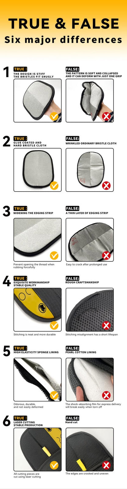 ✨⚡Rękawiczki antystatyczne wielokrotnego użytku do usuwania sierści zwierząt domowych