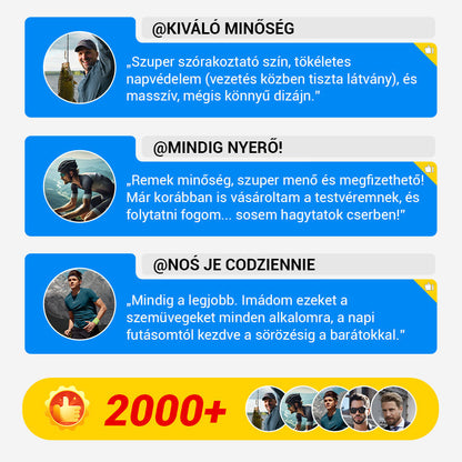 👓 Modne, lekkie okulary przeciwsłoneczne dla mężczyzn