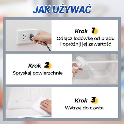 Spray do rozmrażania lodówki i zamrażarki