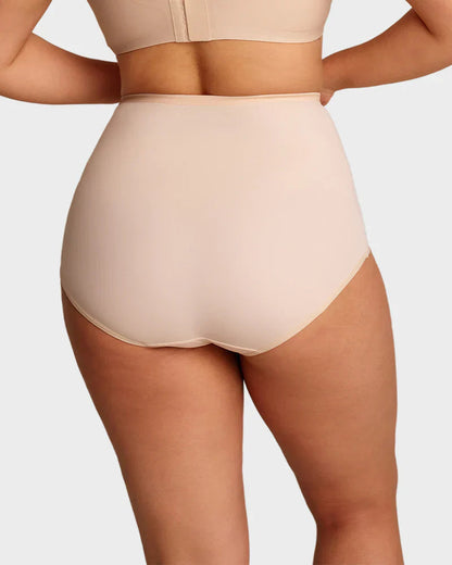 💖 Ostatni dzień – kup 1, otrzymasz 3 opakowania! Majtki modelujące brzuch z wysokim stanem, wiązane – rozmiary plus size