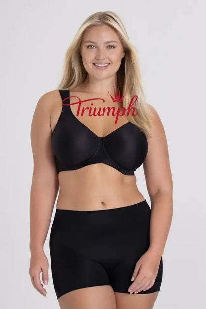 Triumph - (4 szt.) Biustonosz push-up prosty z dużymi miseczkami