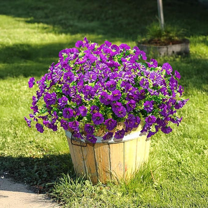💥Ulepszony materiał najwyższej jakości🌸Powój odporny na promieniowanie UV i nieblaknący (bez doniczki)