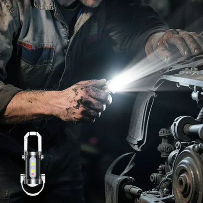 【✨1+1 gratis】Przenośna, akumulatorowa, jasna latarka do breloczka