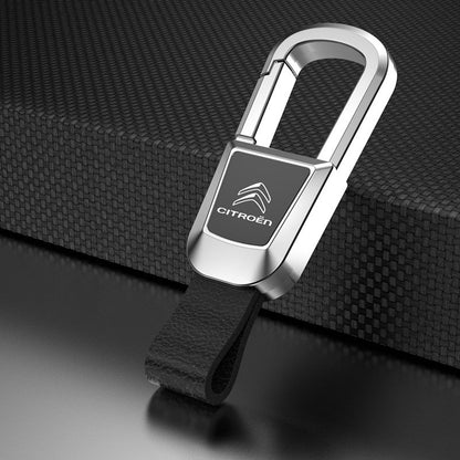 🎉High-end Genuine Leather Car Keychain