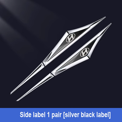 Kreatywne galwanizowane metalowe naklejki samochodowe✨2 szt.✨