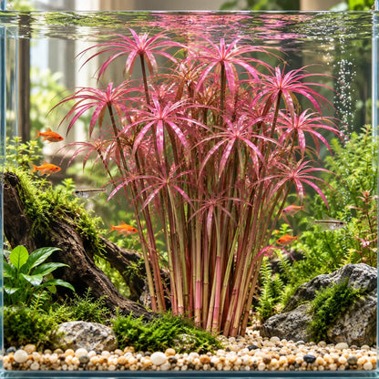 🌿Water Bamboo Bulbs-Hydroponic Umbrella Plant – Natural Water Purifier for Aquariums, Turtle Tanks & Ponds