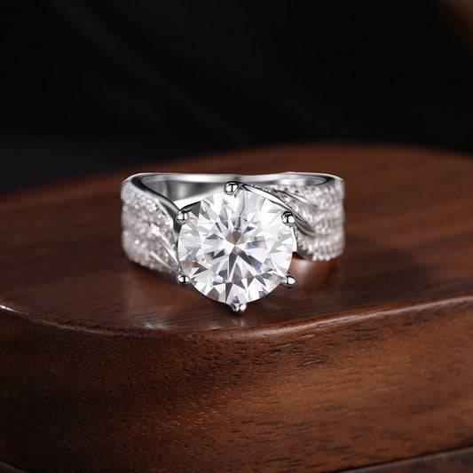 💖(OSTATNI DZIEŃ WYPRZEDAŻY - 80% ZNIŻKI) Pierścionek z diamentem Magnetology Moissanite DIYSTARTM 💍