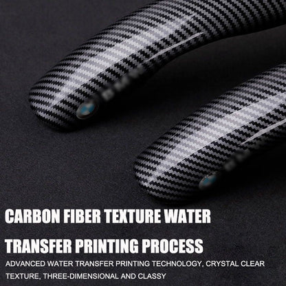 🔥Nowy uniwersalny pokrowiec na kierownicę z włókna węglowego (2 szt.)❗Pasuje do wszystkich modeli