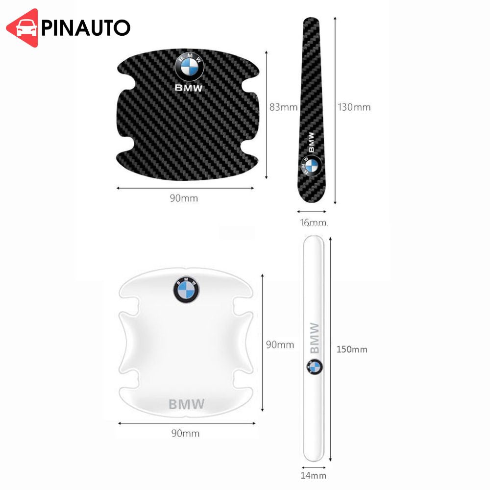 Indywidualne osłony klamek - odporne na uderzenia i zarysowania (obejmuje przednie/tylne 4 drzwi)