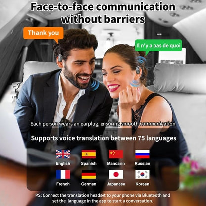 🏆Bestseller numer 1 ⏰ Ostatni dzień 💎 Słuchawki bezprzewodowe OWS Bluetooth 5.4 z tłumaczeniem AI (dla iOS i Androida)