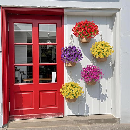 💥Ulepszony materiał najwyższej jakości🌸Powój odporny na promieniowanie UV i nieblaknący (bez doniczki)