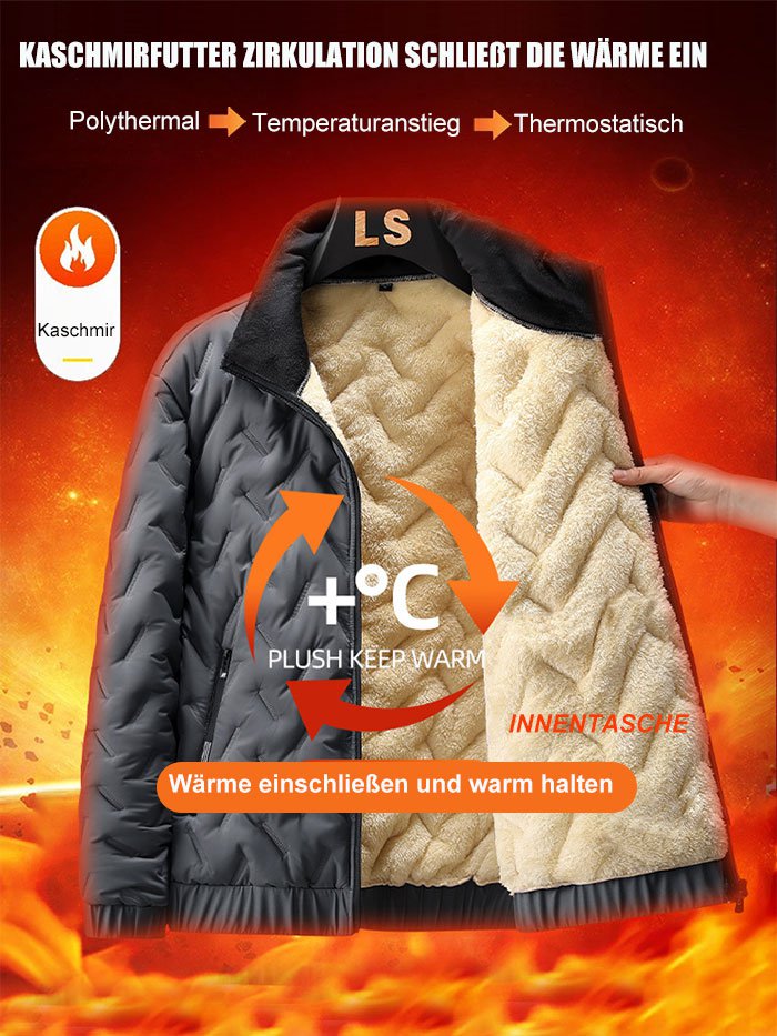 2025 Nowy ciepły, wodoodporny płaszcz z kaszmiru