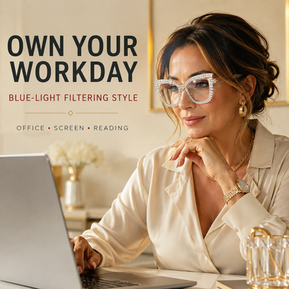 Okulary do czytania Cat Eye Anti-Blue Light
