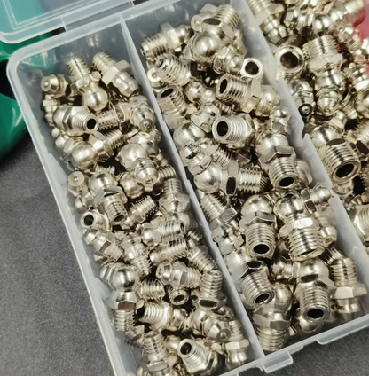 【200 szt.】Zestaw dysz do smaru z podwójnym uchwytem