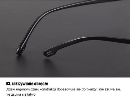 Zmieniające kolor okulary do czytania chroniące przed niebieskim światłem