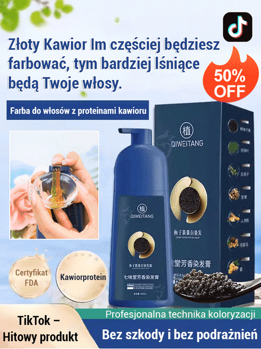 🔥Roślinny krem koloryzujący do włosów