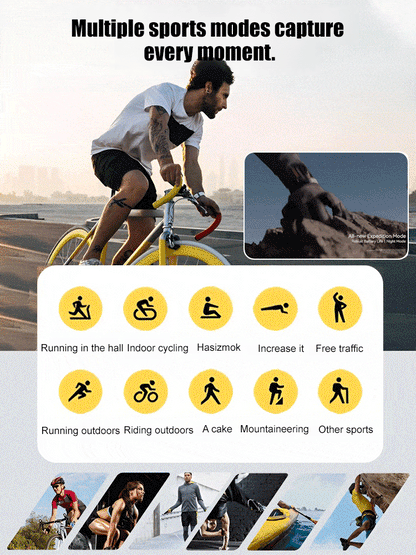 Okrągły ekran smartwatcha do eksploracji kosmosu