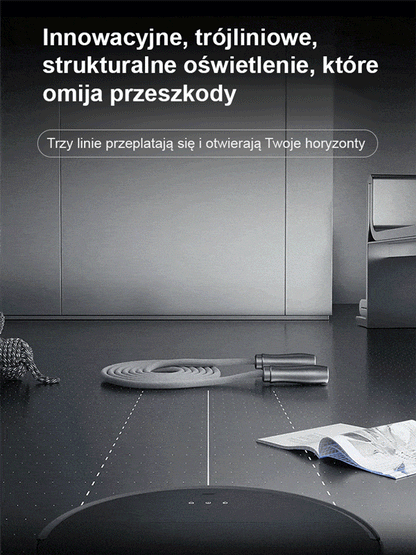 Ultracienki odkurzacz 3w1 do zamiatania, odkurzania i mycia podłóg