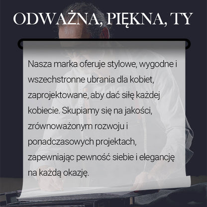 💥Komplet damski składający się z koszulki z dekoltem w serek i spódnicy midi👗