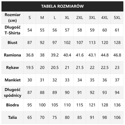 💥Komplet damski składający się z koszulki z dekoltem w serek i spódnicy midi👗