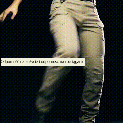 Wysokiej wydajności spodnie taktyczne na zewnątrz