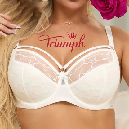 💖3-pak ✨Biustonosz Comfort Plus Size z ramiączkami