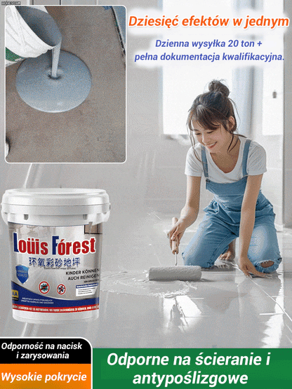 【Jednorazowe formowanie】 Ulepsz farbę do podłóg z piasku epoksydowego