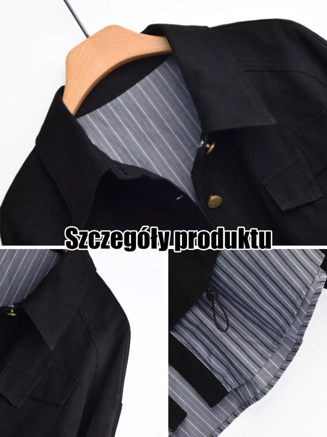 Wiosenna i letnia cienka kurtka łączona