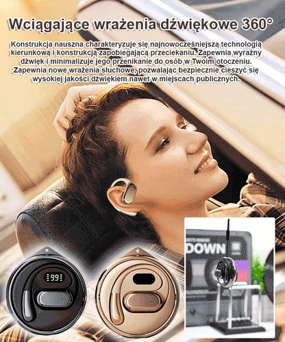 【Przetłumacz na 144 języki】 Inteligentny zestaw słuchawkowy do tłumaczenia