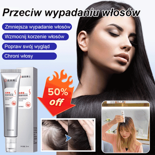 Serum w kulce wzmacniające cebulki włosów i zapobiegające wypadaniu.