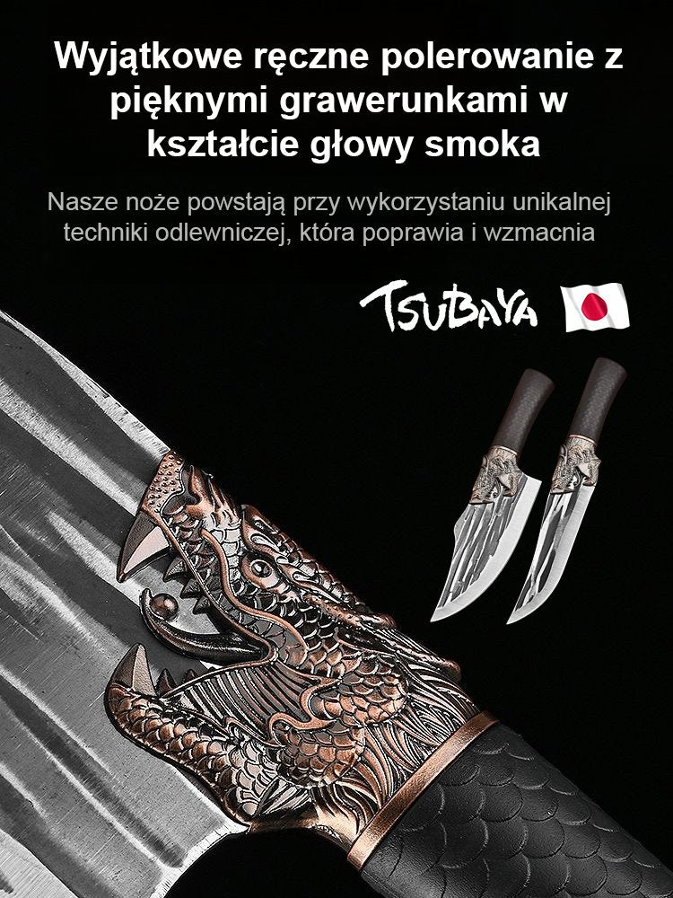 Profesjonalny zestaw noży do kości ze stali węglowej dla kuchni